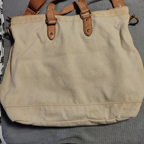 Canvas and Leather tote - Picture 2 of 9
